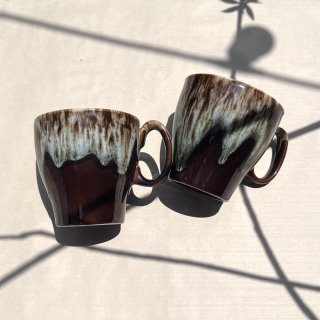 vintage brown mug [KM-3] ビンテージ ブラウン マグ