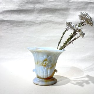 vintage glass flower base [PR-6] ビンテージ ガラスフラワーベース