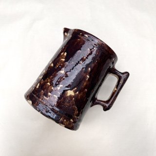 vintage pottery flower base [PR-8] ビンテージ 陶器フラワーベース
