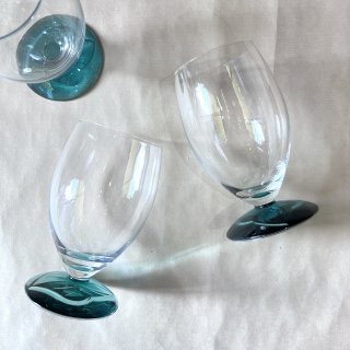 vintage glass goblet [KG-13] ビンテージ ゴブレット