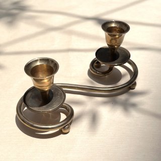 vintage brass candle holder [CA-4] ビンテージ ブラスキャンドルホルダー