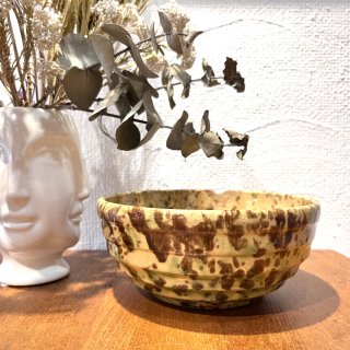 antique pottery bowl [KO-8] アンティーク 陶器ボウル