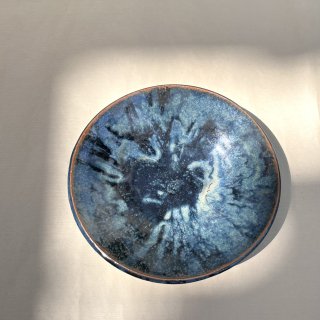 vintage pottery plate [KP-21] ビンテージ 陶器プレート
