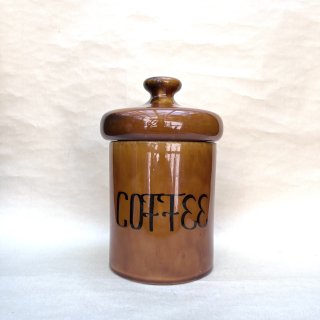 vintage 60's holiday designs pottery canister [KO-18] ビンテージ ホリデーデザイン 陶器キャニスター