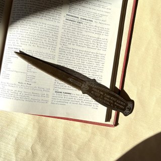 vintage brass paper knife [OT-9] ビンテージ ブラスペーパーナイフ