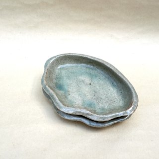 vintage 70's pottery plate [KP-23] ビンテージ 陶器プレート