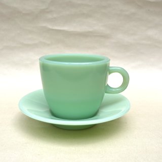 vintage jadeite cup & saucer [KM-23] ビンテージ ジェダイ カップ&ソーサー