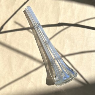 vintage glass flower vase [PR-48] ビンテージ ガラスフラワーベース