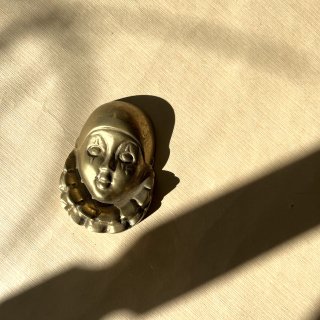 vintage clown motif brass object [OJ-82]ビンテージ ピエロモチーフブラスオブジェ