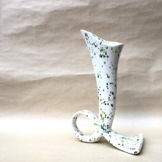 vintage pottery flower vase [PR-77] ビンテージ 陶器フラワーベース