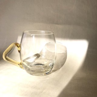 vintage glass mug [KM-43] ビンテージ ガラスマグ