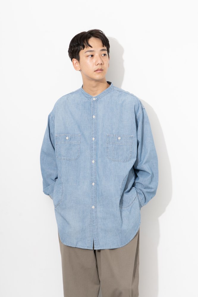 LONG CHAMBRAY SHIRTS / USED - ORDINARY FITS ATELIER SHOP