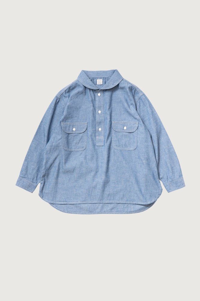 CHAMBRAY PULLOVER SHIRTS 