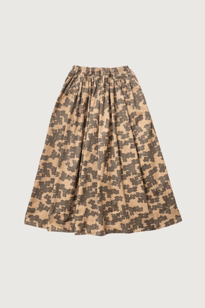 GATHER SKIRT / FLOWER CAMO