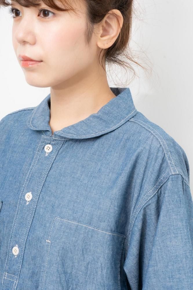 トップス ORDINARY FITS CHAMBRAY PULLOVER SHIRTS ORDINARY FITS オーディナリーフィッツ 
