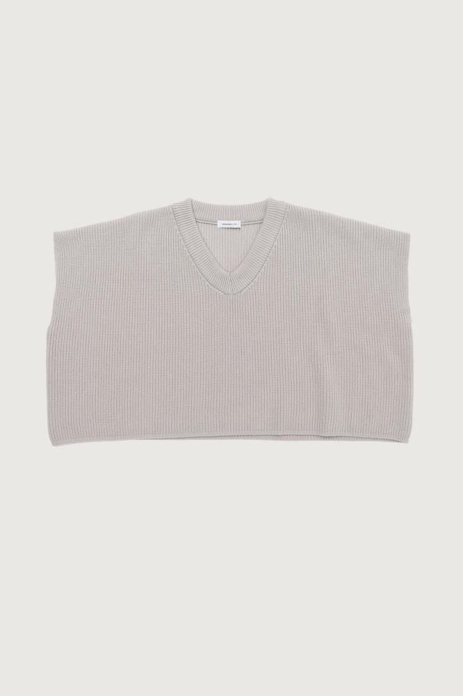 WIDE V NECK VEST