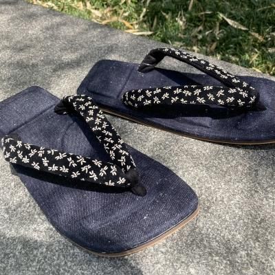 美品 種田の足袋 丈長 大(85cm) 紺/#豊多屋#千曲屋