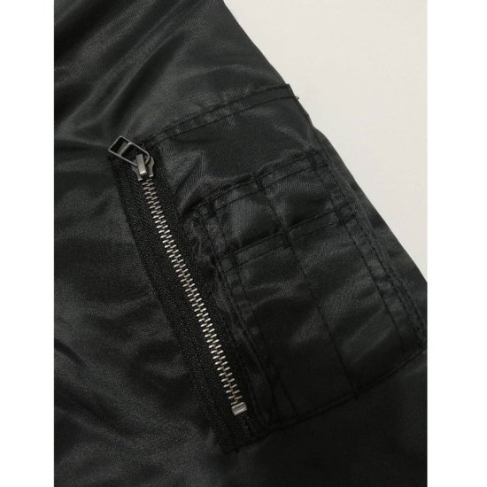 MDNマドンナ オリジナルMA1 ブラック ジャンパー 刺繍 ミリタリージャケット メンズ 冬 おしゃれ フライトジャケット MA-1 - ナニワ  ショッピングサイト