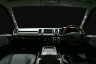 ハイエース 200系 5ピース 黒木目 ダッシュボード貼付パネル 標準 ナロー S-GL インテリアパネル フロント ドア ブラック ウッド調 内装 インテリア パーツ