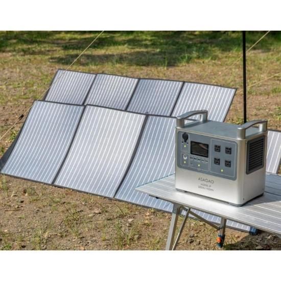 200W折畳式ポータブルソーラーパネル 200W折畳式ポータブルソーラーパネル – ASAGAO