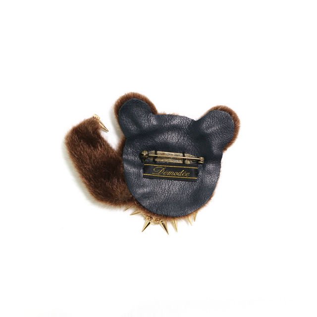 DEMODEE デモデ クマブローチ Bear brooch