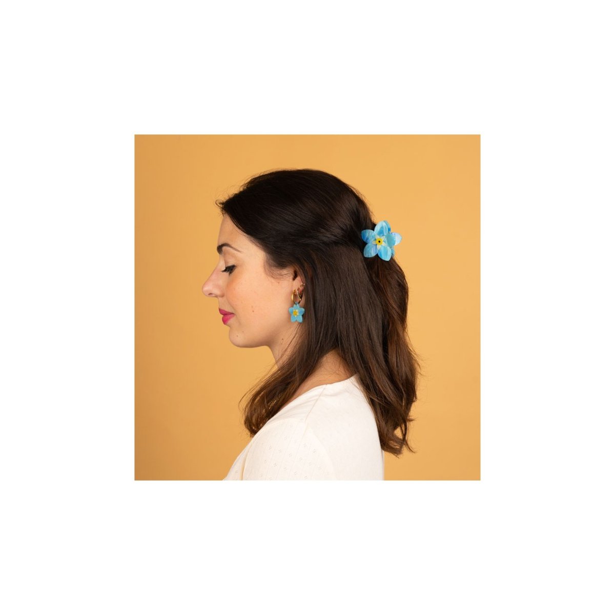 CoucouSuzette ククシュゼット Forget Me Not Hair Claw 勿忘草ヘアクリップ