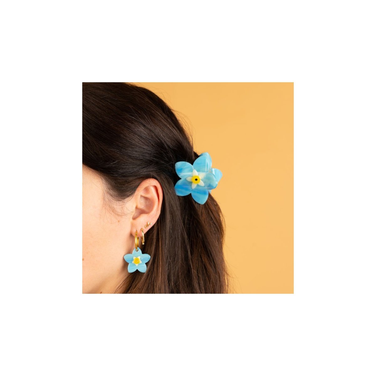 CoucouSuzette ククシュゼット Forget Me Not Hair Claw 勿忘草ヘアクリップ