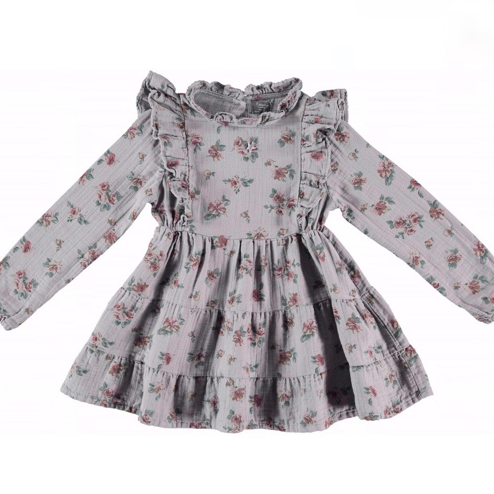 TOCOTO VINTAGE トコトヴィンテージ Flower print cotton dress