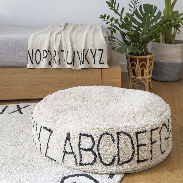 Lorenacanals　ロレーナカナルズ　Pouffe ABC Natural クッション