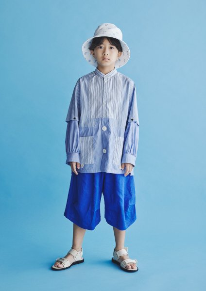 <img class='new_mark_img1' src='https://img.shop-pro.jp/img/new/icons24.gif' style='border:none;display:inline;margin:0px;padding:0px;width:auto;' />GRIS ꡡStripe patchwork Shirt