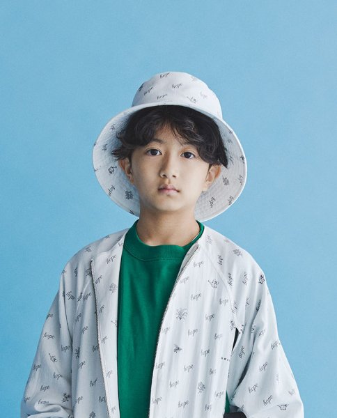 <img class='new_mark_img1' src='https://img.shop-pro.jp/img/new/icons24.gif' style='border:none;display:inline;margin:0px;padding:0px;width:auto;' />GRIS ꡡBucket Hat "HOPE GARDEN" (WHITE/CHARCORL)