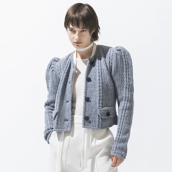 <img class='new_mark_img1' src='https://img.shop-pro.jp/img/new/icons11.gif' style='border:none;display:inline;margin:0px;padding:0px;width:auto;' />VENIT ˥åȡARAN KNIT JACKET & SHORTPANTS / GREY