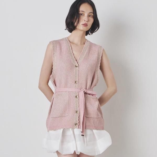 S17774 未使用 マリアピピ コットンフラットレースドレス ピンク