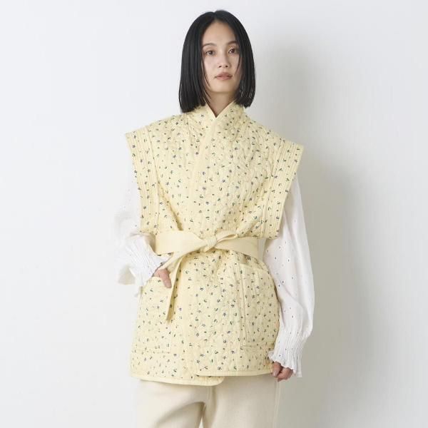 <img class='new_mark_img1' src='https://img.shop-pro.jp/img/new/icons11.gif' style='border:none;display:inline;margin:0px;padding:0px;width:auto;' />VENIT ˥åȡREVERSIBLE QUILTING EMBROIDERY VEST (Yellow)