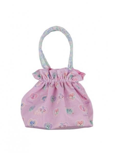 fafa  フェフェ URSALA | ランチポーチ - ピンクドッグ