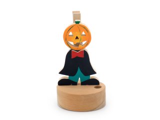 ハロウィンかぼちゃ：ペンメモホルダー