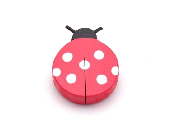 ブローチ てんとう虫：ピンク - KURUMIRU ONLINE SHOP