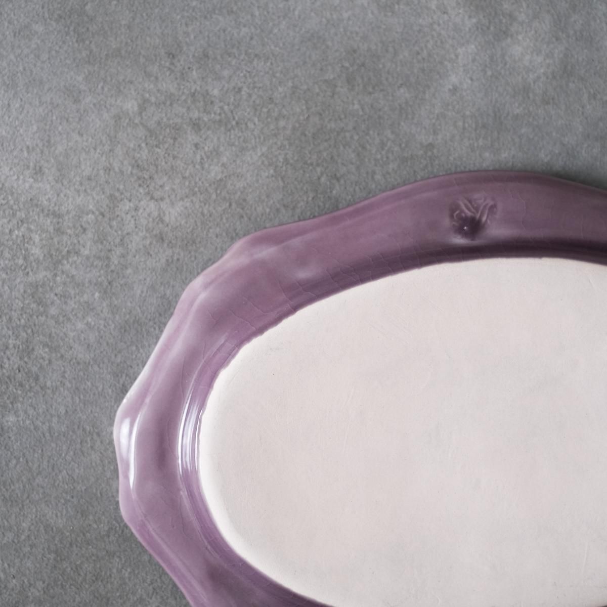 長浜由起子 洋皿／オーバル／パープル - alltid｜オルティッド 暮らし
