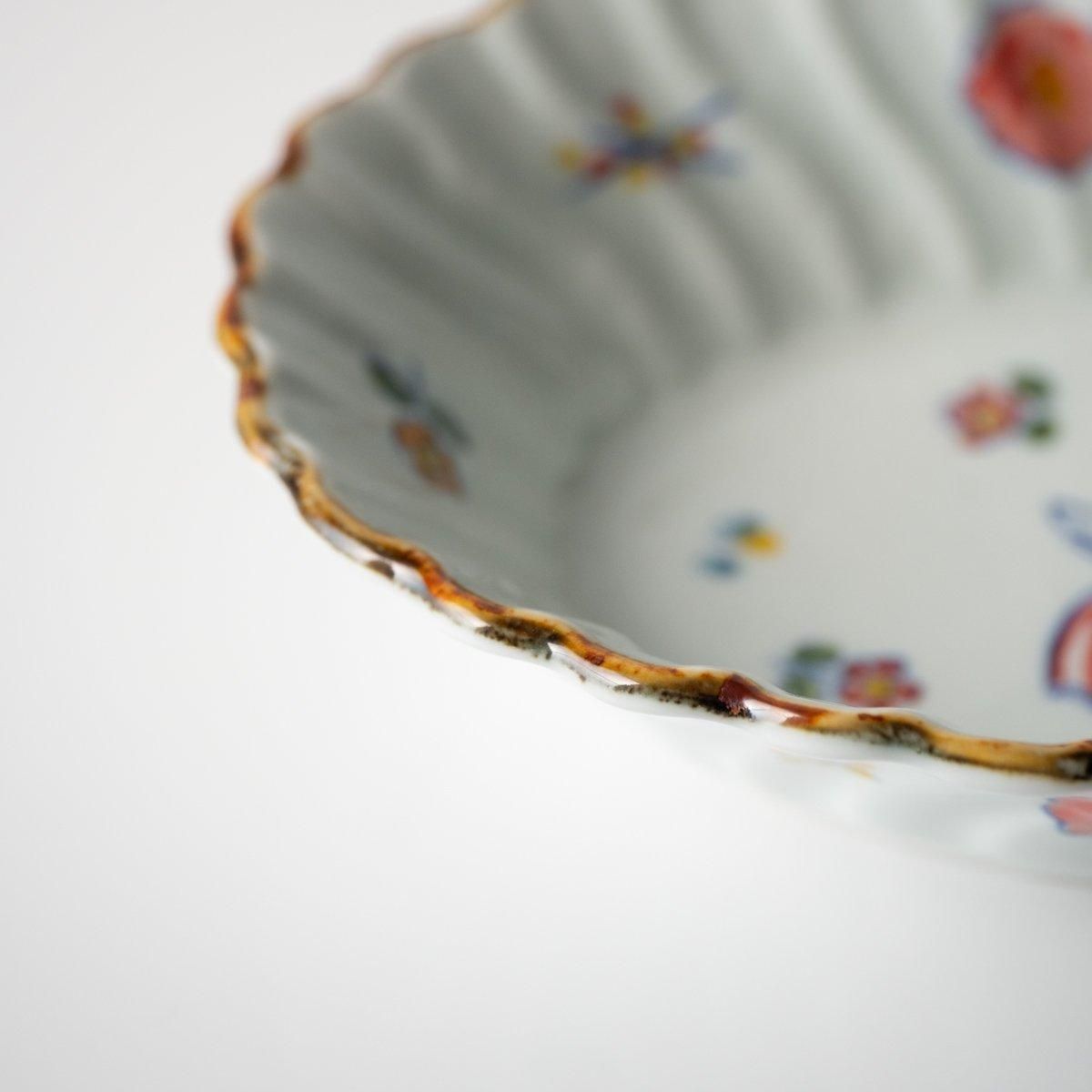 田中大輝・田辺桂（TATA pottery studio） 捻輪花楕円皿／アヒル