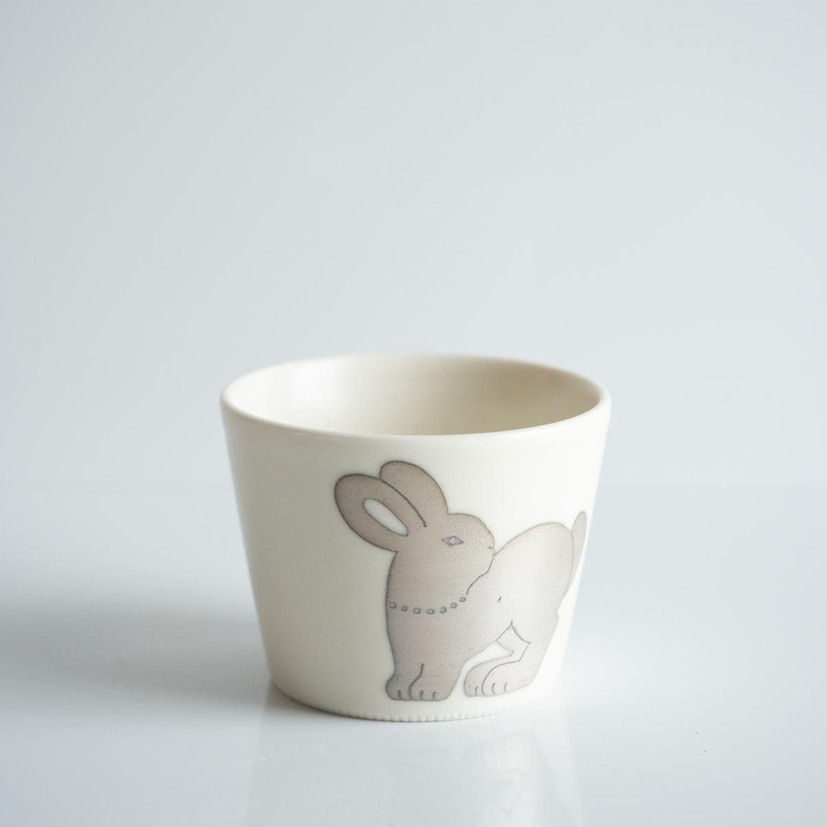 竹村聡子 銀獣猪口/ウサギ/昼 - alltid|オルティッド 暮らしの道具 竹村聡子 銀獣猪口/ウサギ/昼 - alltid|オルティッド 暮らしの道具