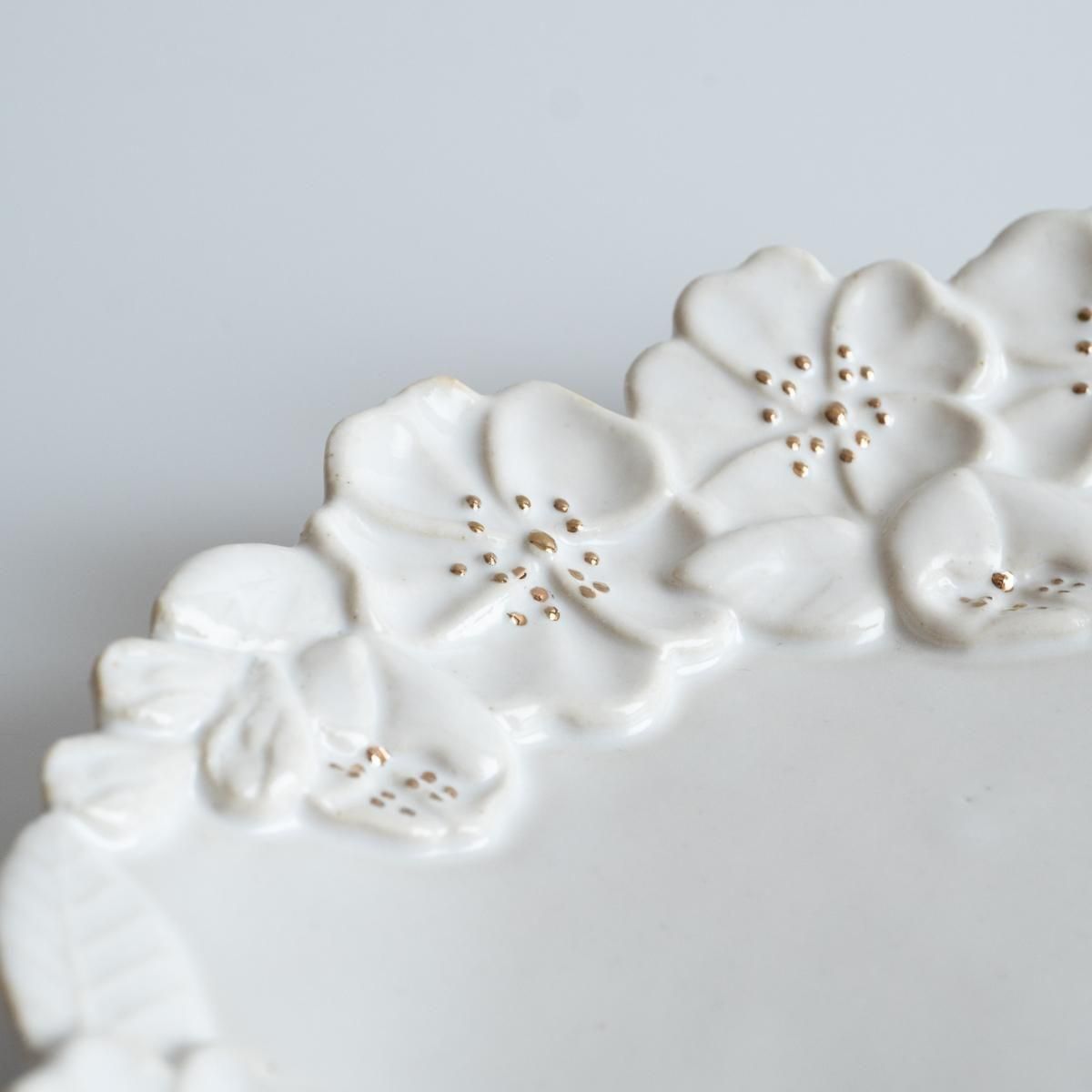 石黒美佐緒　ミモザ　オーバル皿 石黒美佐緒 ミモザ オーバル皿