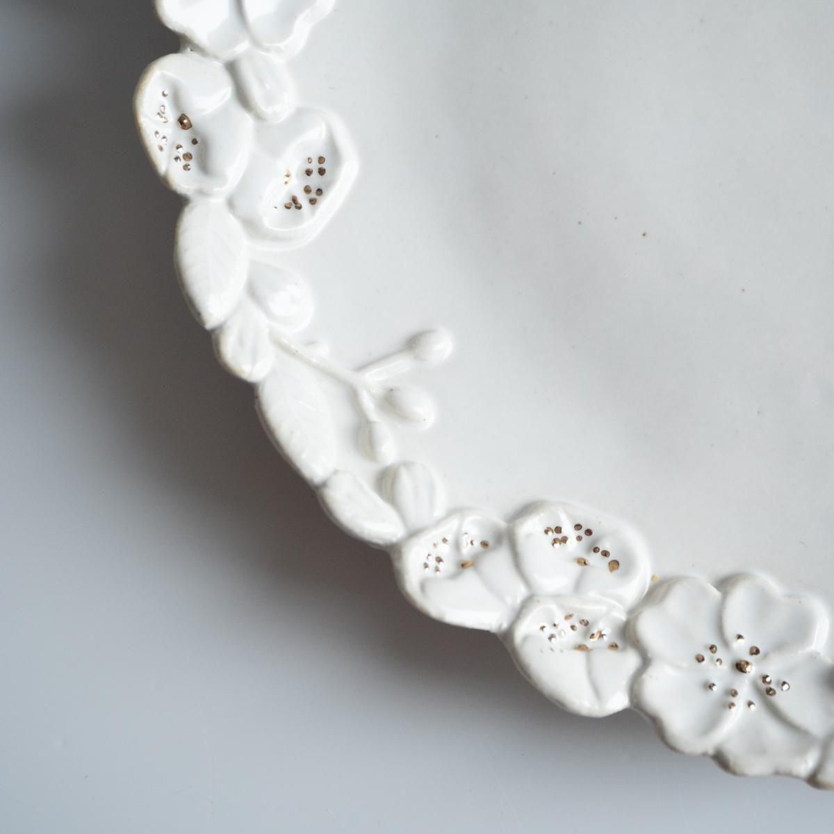 石黒美佐緒　ミモザ　オーバル皿 石黒美佐緒 ミモザ オーバル皿