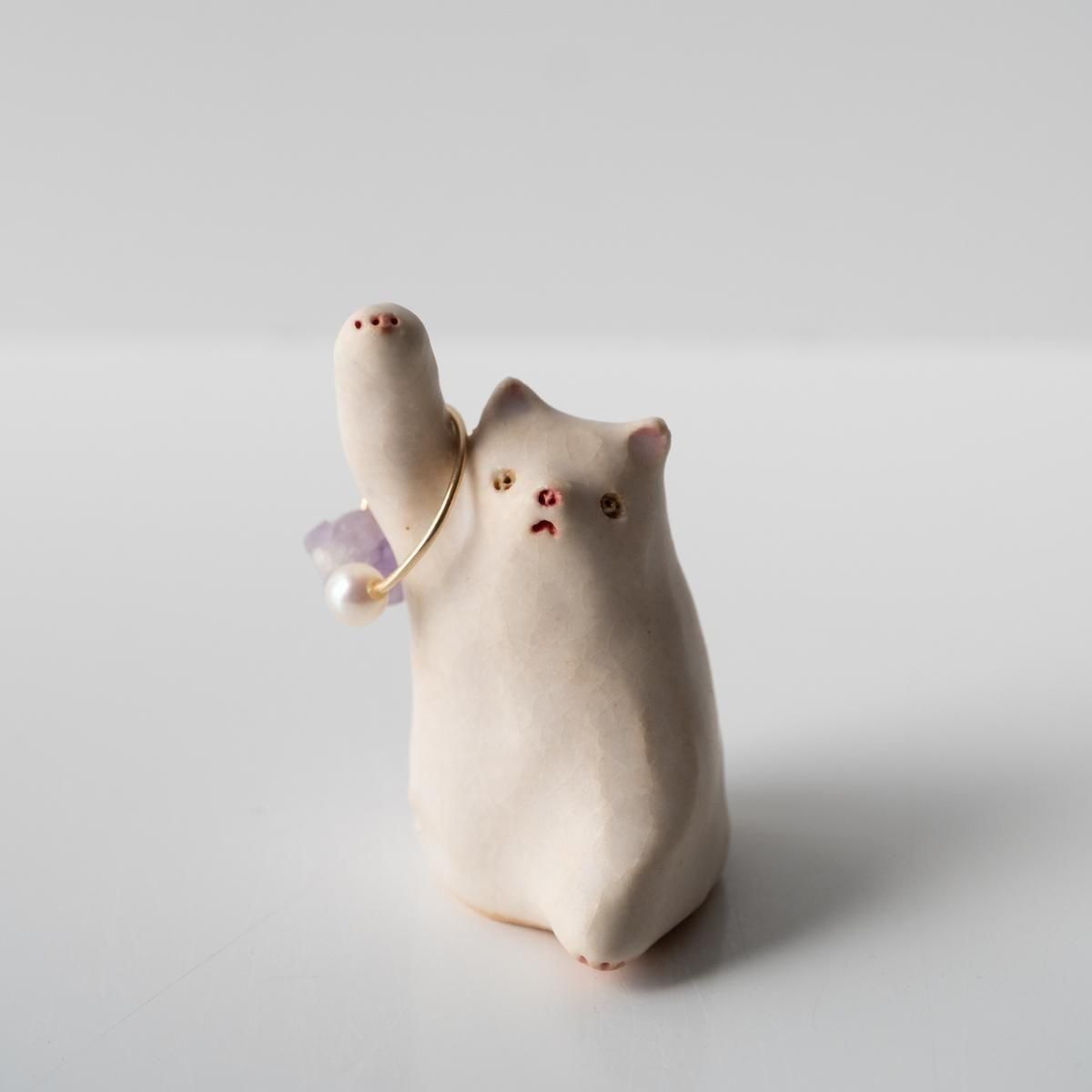 �������ߤ��Ϥ롡cat ring holder ����D