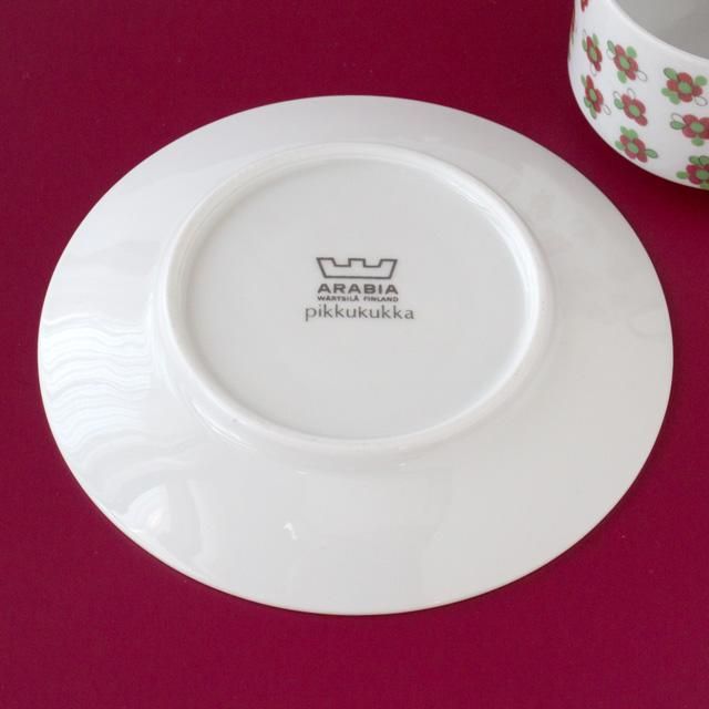 すっごく綺麗なアパタイトたん！ピッカピカ！ ARABIA Pikkukukka アラビア ピッククッカ コーヒーカップ＆ソーサー