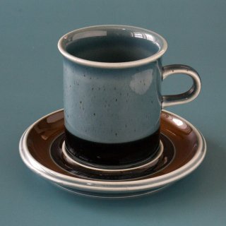 ARABIA Meri アラビア メリ コーヒーカップ＆ソーサー（Vintage）※コーヒーカップh:7.7cm
