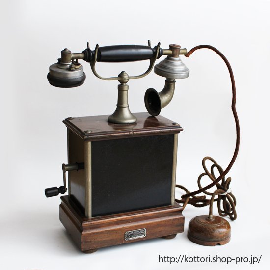 デルビル磁石式甲号卓上電話機（後期型）沖電気製 - レトロな雑貨屋