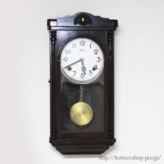 壁掛け振り子時計（明治時計社製） - レトロな雑貨屋 こっとり堂
