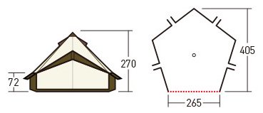 ogawa Gloke１２ T/C グロッケ１２ T/C - tent club24