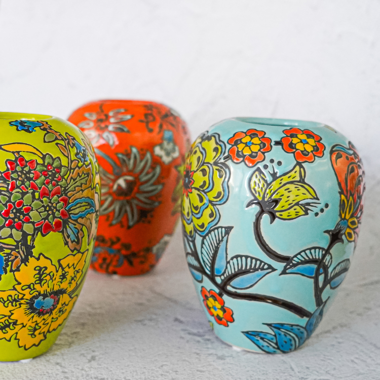 Despots(デスポッツ) Vase deco flowers 花瓶 陶器 4カラー