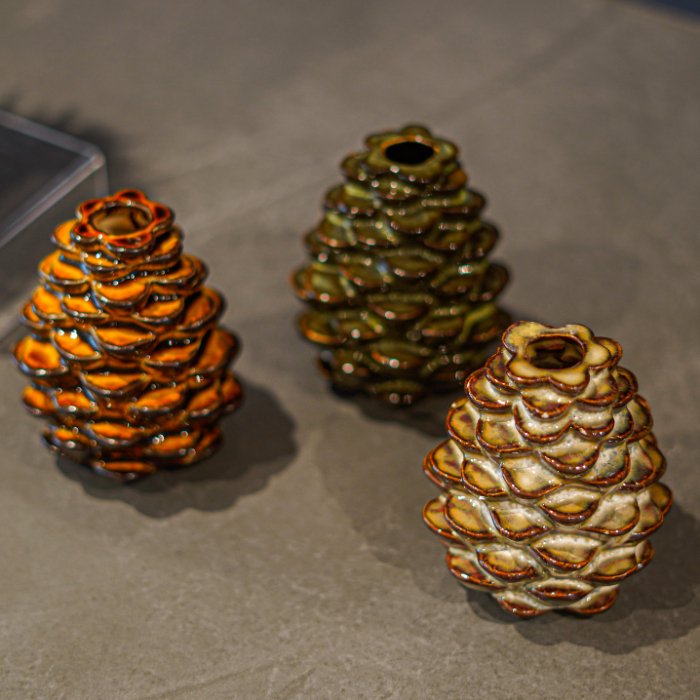 Despots(ǥݥå) Vase pinecone ܤä ޤ ִ ե١  ץ쥼 ե ޤĤܤä  ꥹޥ